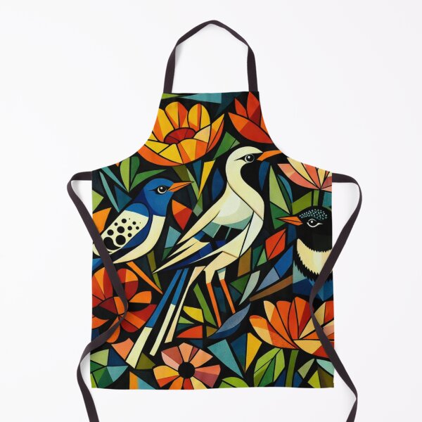 Item preview, Colorful Birds In Flower Garden  designed and sold by Sizani.