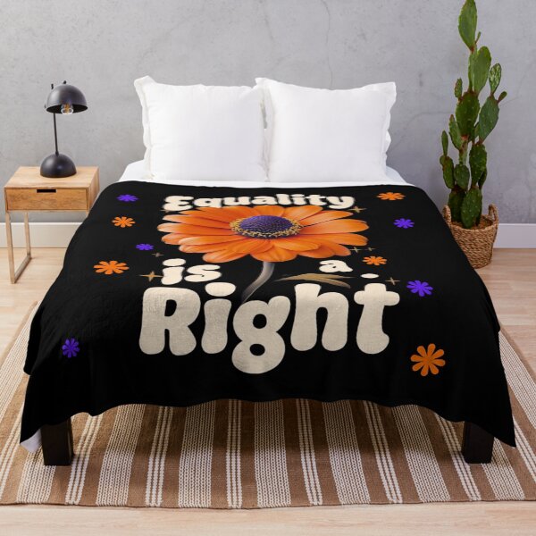 Item preview, Equality Is a Right - orange flower designed and sold by Stefrait-7.
