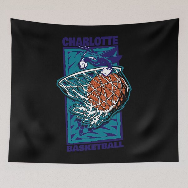 Item preview, Charlotte Basketball 90'S Style designed and sold by Nostalgraphics.