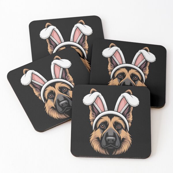 Item preview, German Shepherd with Bunny Ears designed and sold by jkrphoto.