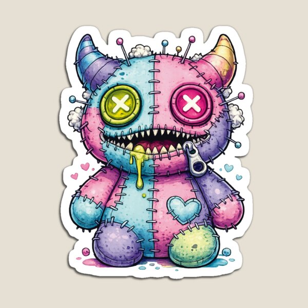 Item preview, Creepy Cute Stitched Monster Plush designed and sold by Raddoodles.