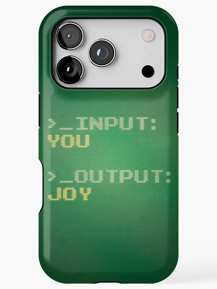 Thumbnail 1 of 4, iPhone Case, Computer Script You = Joy designed and sold by RKD-Creative.