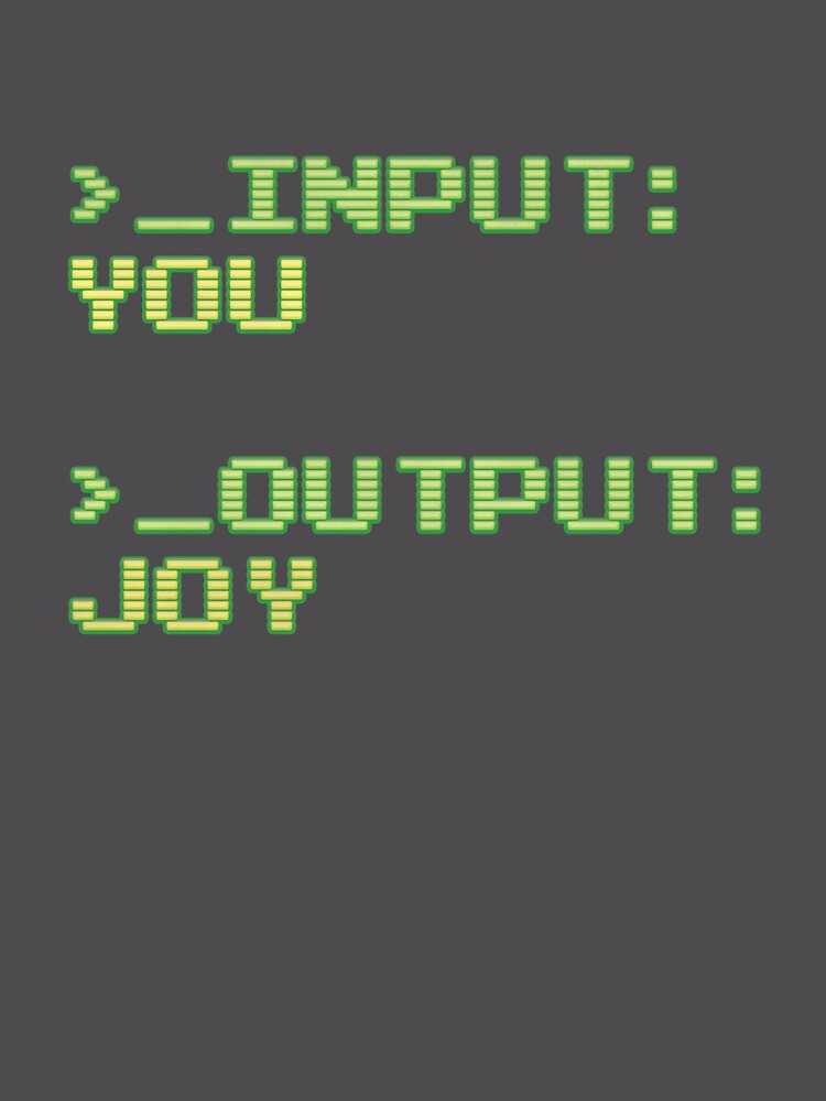 Thumbnail 6 of 6, Premium Oversized Sweatshirt, Computer Script You = Joy designed and sold by RKD-Creative.