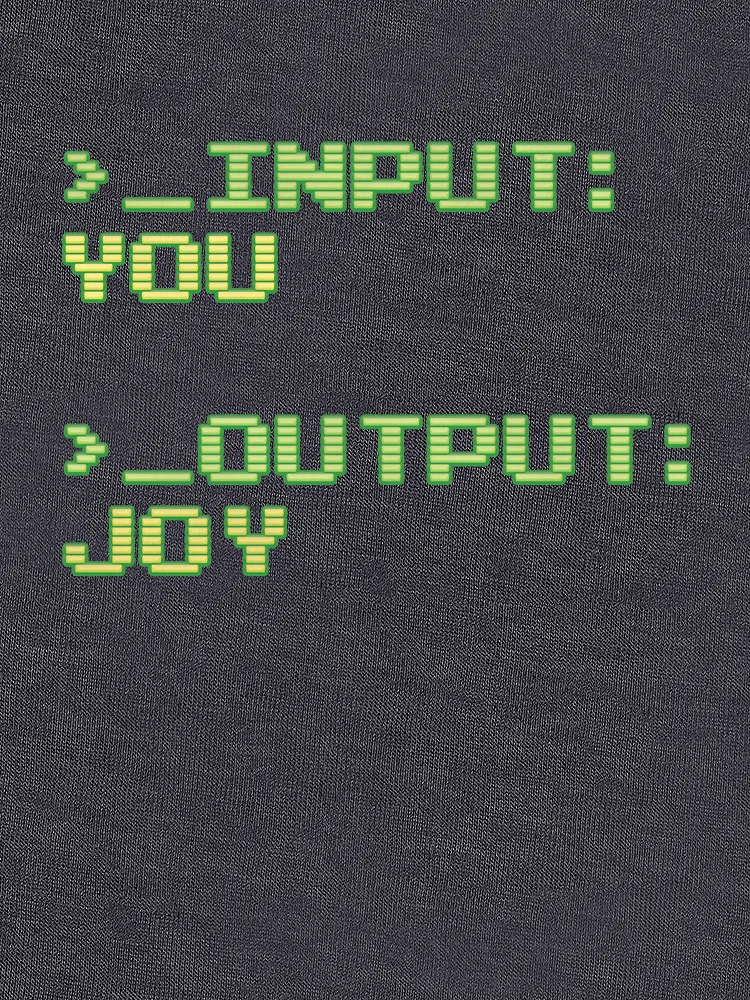 Thumbnail 6 of 6, Lightweight Sweatshirt, Computer Script You = Joy designed and sold by RKD-Creative.