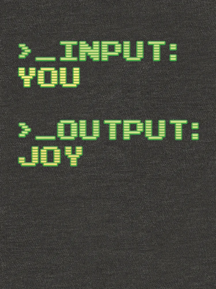 Thumbnail 6 of 6, Zipped Hoodie, Computer Script You = Joy designed and sold by RKD-Creative.