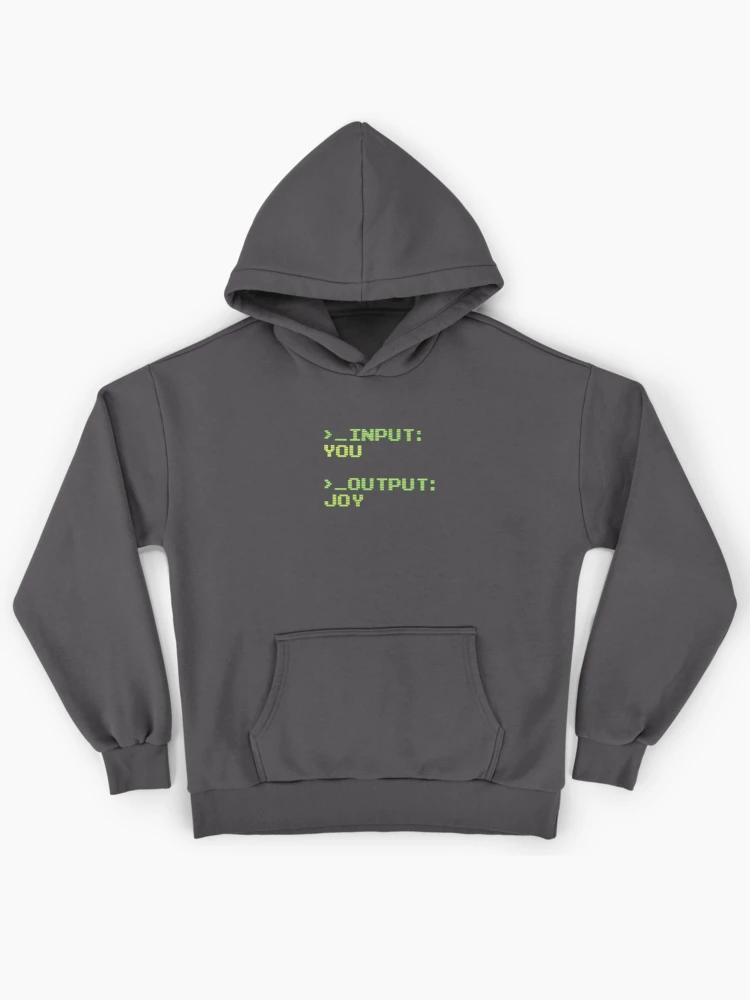 Thumbnail 1 of 6, Premium Oversized Hoodie, Computer Script You = Joy designed and sold by RKD-Creative.
