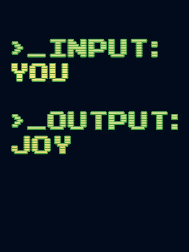 Thumbnail 4 of 4, Premium T-Shirt, Computer Script You = Joy designed and sold by RKD-Creative.