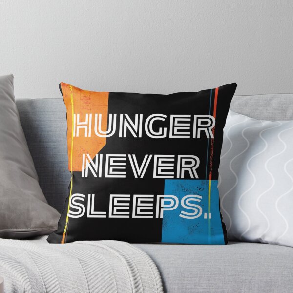 Item preview, Hunger Never Sleeps – Dark Pop Motivational Poster designed and sold by SnarkyTextStudiO.