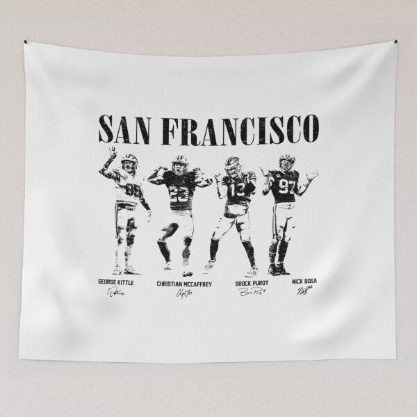 Item preview, San Francisco Brock Purdy George Kittle designed and sold by Bogos  Shop.