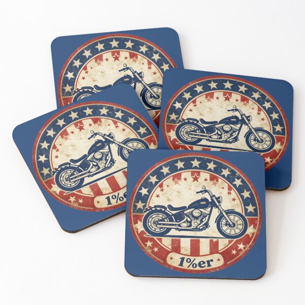 Item preview, Vintage American Biker 1%er Retro Chopper designed and sold by BoralisSynth.