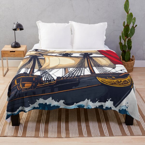 Item preview, Vintage Sailing Ship Illustration – Nautical Tattoo Style designed and sold by sorryNOTsorry.brand.