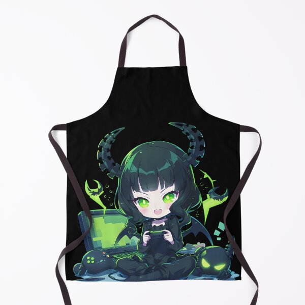 Item preview, Dead Master Black Rock Shooter Anime Girl Cute Chibi Playing Video Game designed and sold by earlobejerk.