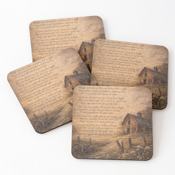 Item preview, Dylan Thomas poem Premium Edition designed and sold by LuluLeb.