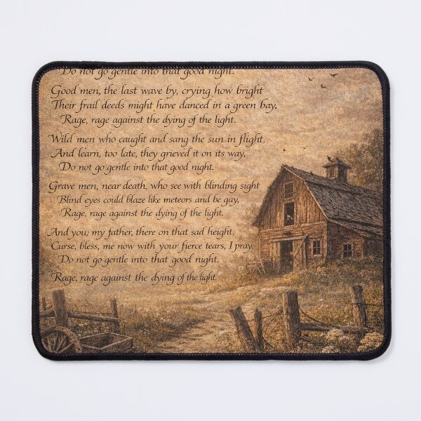Item preview, Dylan Thomas poem Premium Edition designed and sold by LuluLeb.