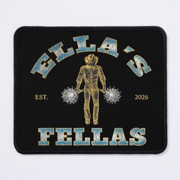 Item preview, Ella's Fellas Est 2026 Western Cowboy Aesthetic Sparkle Punch Monkey Style Design designed and sold by ObukiLantara.