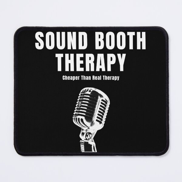 Item preview, Sound Booth Therapy – Cheaper Than Real Therapy | Funny Recording Studio Shirt designed and sold by DavmaxDesign.