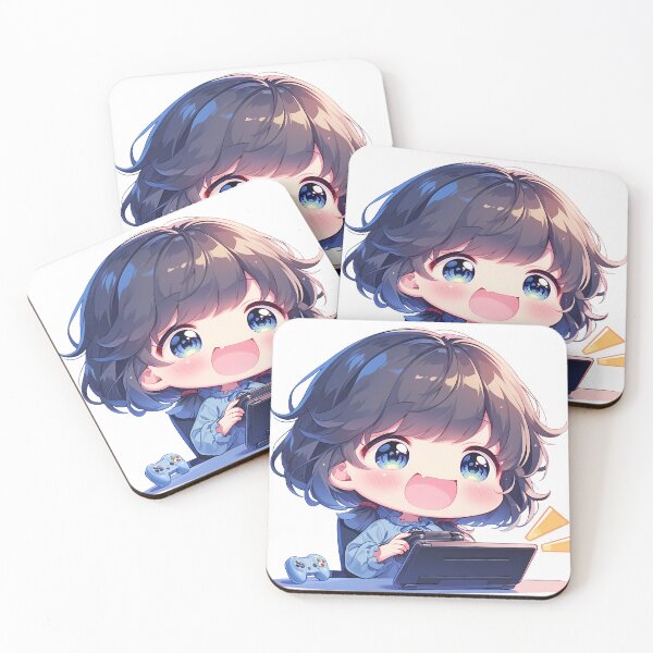 Item preview, KanColle Fubuki Kantai Collection Anime Girl Cute Chibi Playing Video Game designed and sold by earlobejerk.