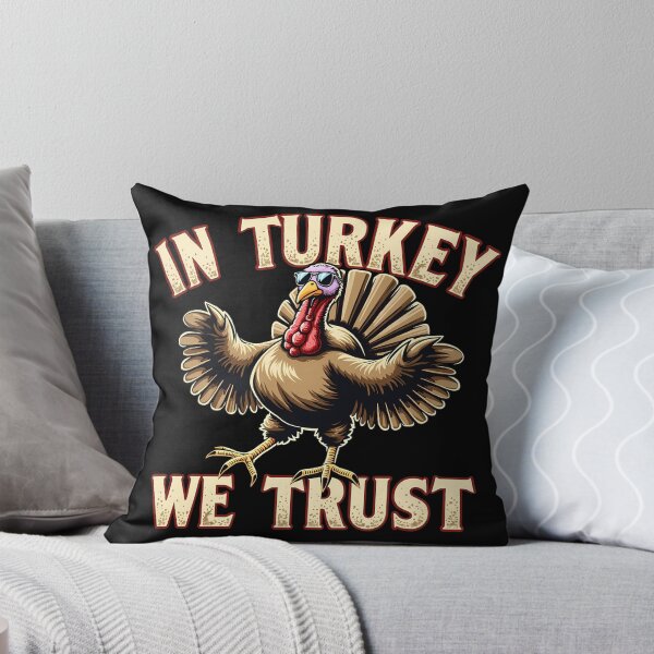Artikelvorschau, In Turkey We Trust – Mutige Thanksgiving-Truthahn-Grafik entworfen und verkauft von CyfroweMysli.