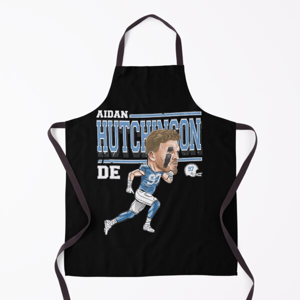 Item preview, Aidan Hutchinson Detroit Cartoon designed and sold by Nostalgraphics.