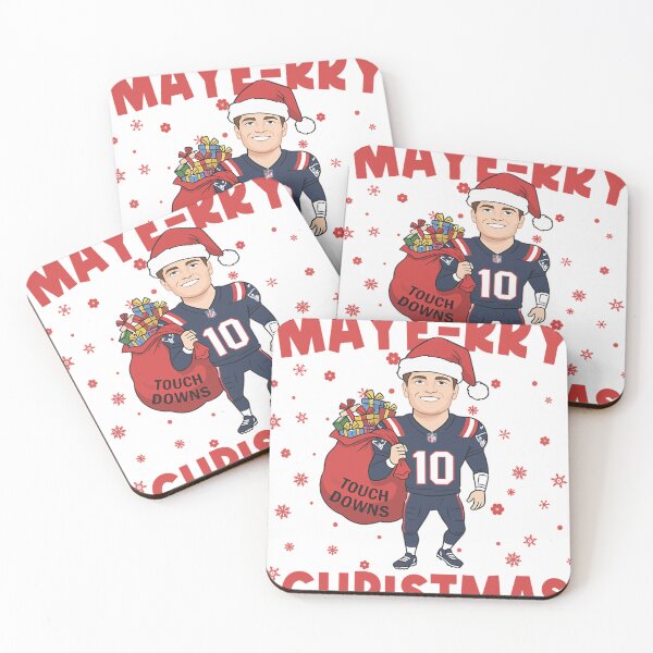Item preview,  Drake Maye Santa Claus Christmas Touch Downs New England Patriots designed and sold by Bogos  Shop.