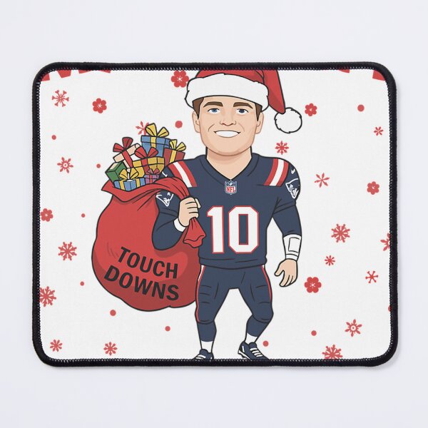 Item preview, Drake Maye Santa Claus Christmas Touch Downs New England Patriots designed and sold by Bogos Shop.