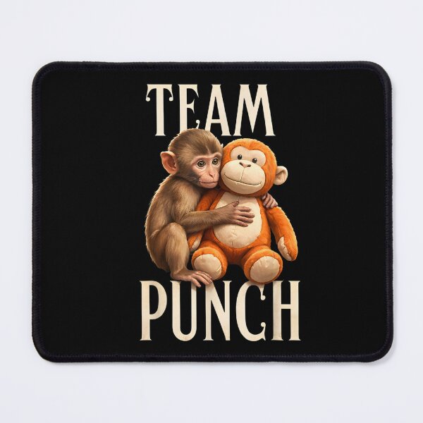 Item preview, Team Punch Realistic Baby Monkey Hugging IKEA Orange Orangutan Plush Toy Art designed and sold by MiteKangerin.
