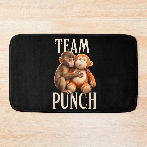 Item preview, Team Punch Realistic Baby Monkey Hugging IKEA Orange Orangutan Plush Toy Art designed and sold by MiteKangerin.
