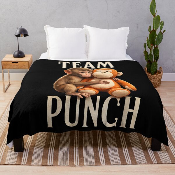 Item preview, Team Punch Realistic Baby Monkey Hugging IKEA Orange Orangutan Plush Toy Art designed and sold by MiteKangerin.