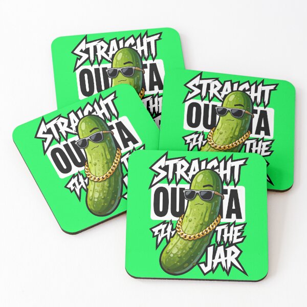Item preview, Funny Pickle Shirt – Straight Outta the Jar Cool Cucumber Pun Design designed and sold by Maximilianos.