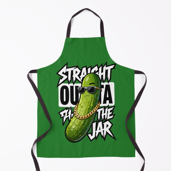Item preview, Funny Pickle Shirt – Straight Outta the Jar Cool Cucumber Pun Design designed and sold by Maximilianos.