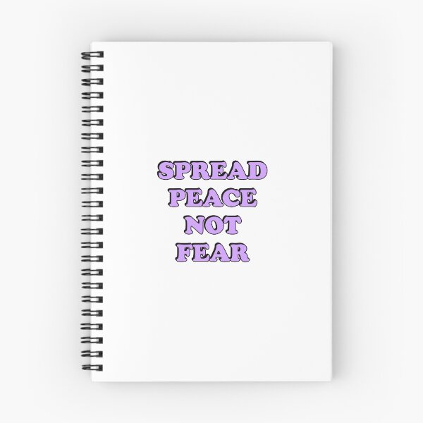Item preview, SPREAD PEACE NOT FEAR - stop the war designed and sold by Inspirationmotivation.