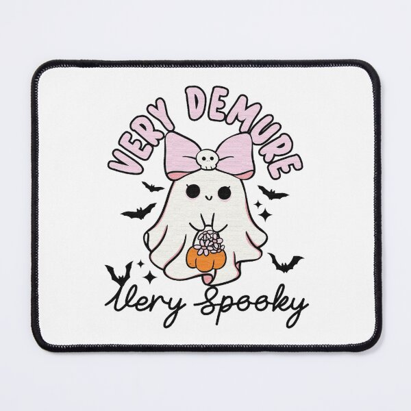 Item preview, very demure very spooky - cute ghost iced coffee pink pastel aesthetic design designed and sold by JinxyArtistry.