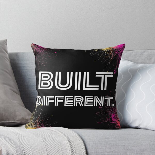 Item preview, Built Different – Modern Motivational Wall Art Print designed and sold by SnarkyTextStudiO.