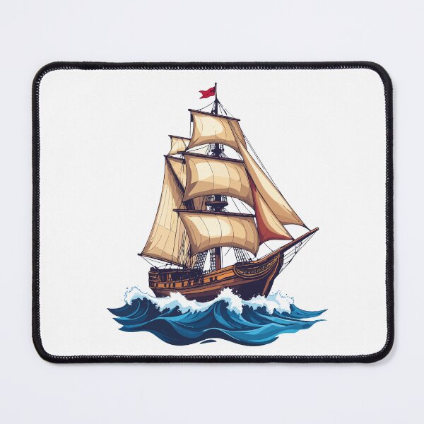 Item preview, Vintage Sailing Ship – Classic Nautical Illustration designed and sold by sorryNOTsorry.brand.