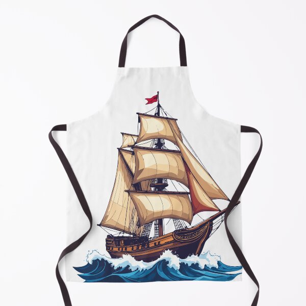 Item preview, Vintage Sailing Ship – Classic Nautical Illustration designed and sold by sorryNOTsorry.brand.