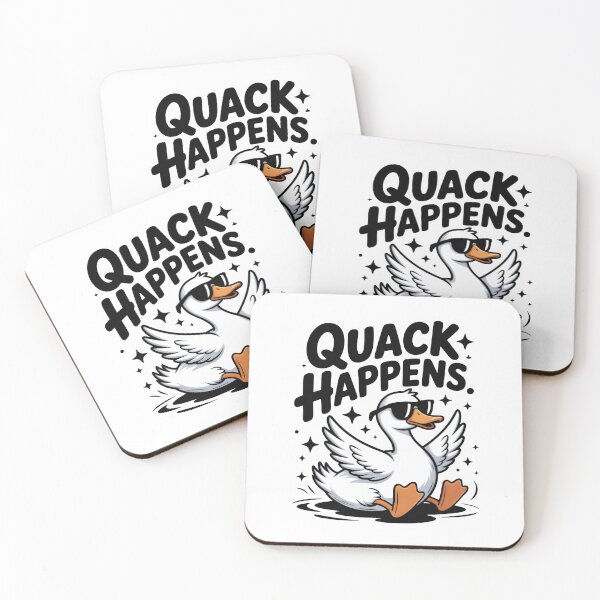 Item preview, HUMOROUS - QUACK HAPPENS designed and sold by KISHNAY-FASHION.