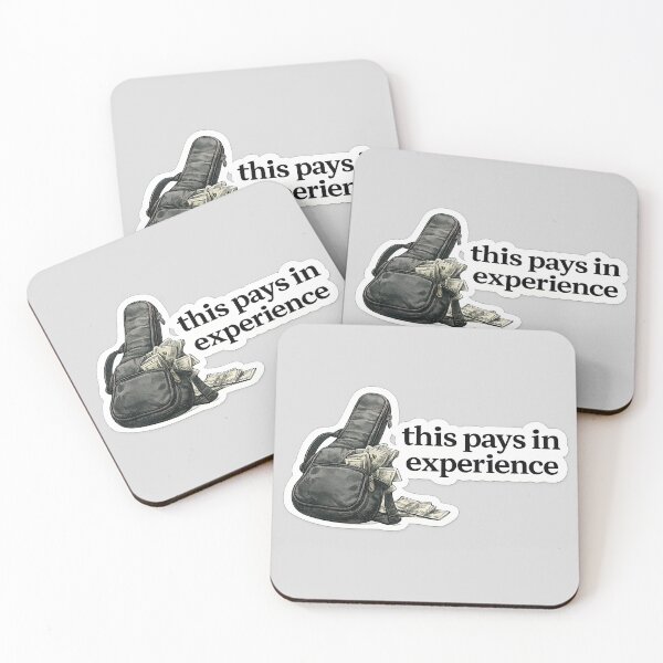Item preview, This Pays In Experience Musician Meme designed and sold by Retr0Tshirts.