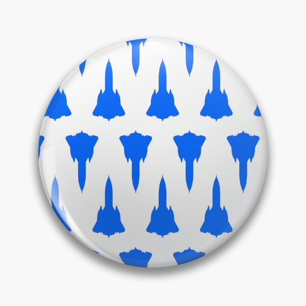 Item preview, Lockheed SR-71 Blackbird - Blue and White Pattern Design designed and sold by Plane Jane Design.