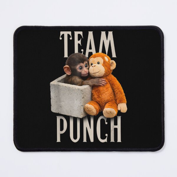 Item preview, Team Punch Baby Monkey and Orange Plushie in Concrete Block Art designed and sold by NgumohaLanke.