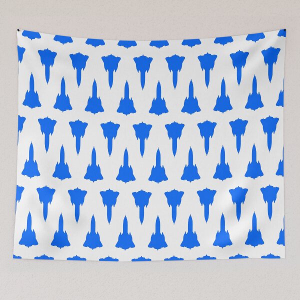 Item preview, Lockheed SR-71 Blackbird - Blue and White Pattern Design designed and sold by Plane Jane Design.