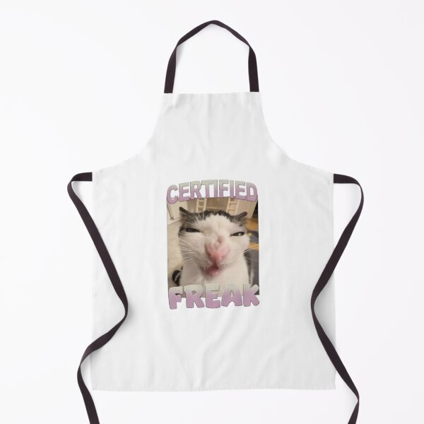 Item preview, certified freak - funny crunchy cat luna meme design designed and sold by JinxyArtistry.