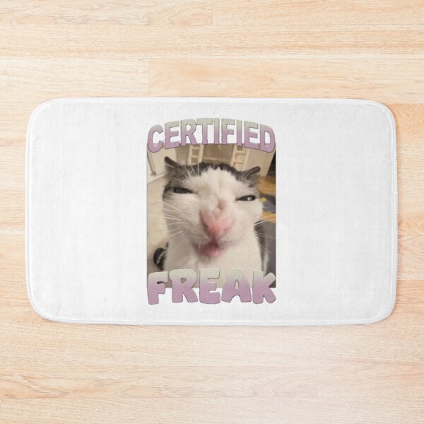 Item preview, certified freak - funny crunchy cat luna meme design designed and sold by JinxyArtistry.