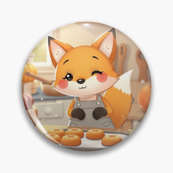 Item preview, Cozy Autumn Fox Baking Shirt designed and sold by ArmaanArts.