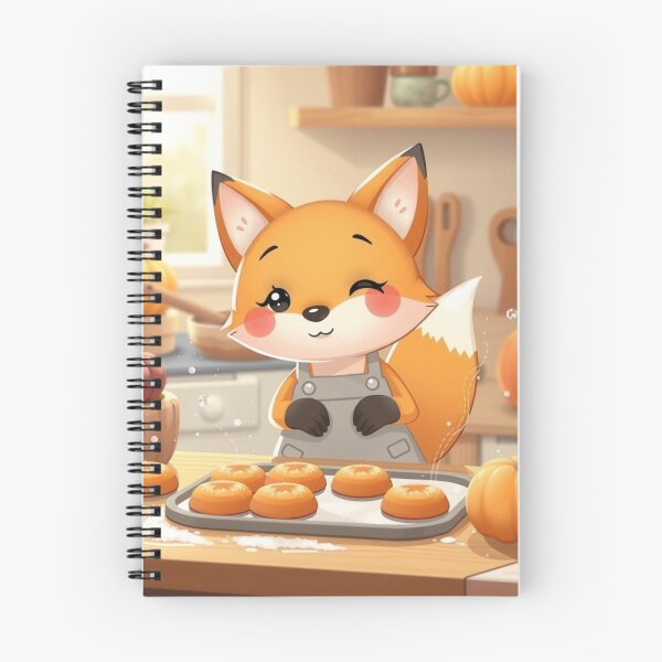 Item preview, Cozy Autumn Fox Baking Shirt designed and sold by ArmaanArts.