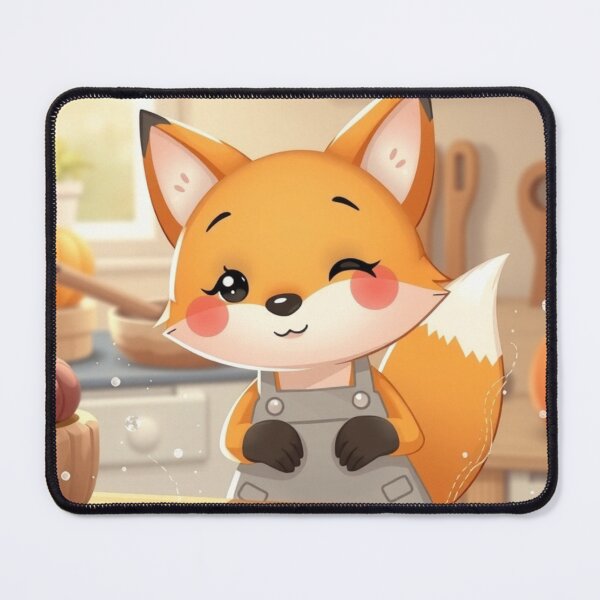 Item preview, Cozy Autumn Fox Baking Shirt designed and sold by ArmaanArts.