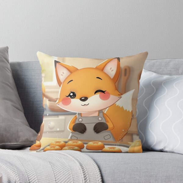 Item preview, Cozy Autumn Fox Baking Shirt designed and sold by ArmaanArts.
