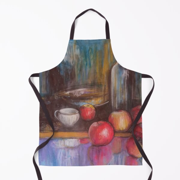 Item preview, Pastel drawing with a cup, plate and red fruits designed and sold by Monettess.