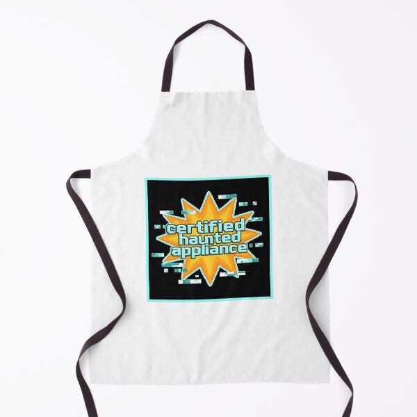 Item preview, Certified Haunted Appliance - Retro Pixel Meme designed and sold by PictorialWhimsy.