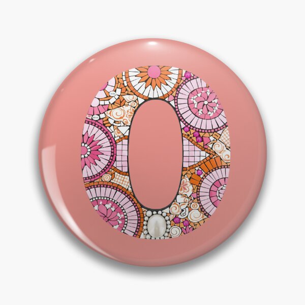 Item preview, Letter O in mosaic designed and sold by TasseABdes.