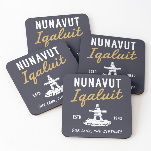 Item preview, Iqaluit Nunavut Canada Inukshuk Pride Motto  designed and sold by HowToCanadian.